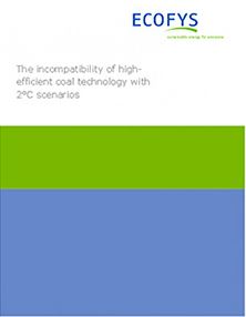 The incompatibility of high efficient coal technology with 2°C scenarios