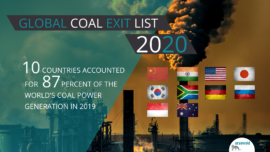 【資料】ドイツの環境NGOが石炭事業に関与する企業のデータベース 『Global Coal Exit List（脱石炭リスト）』（https://coalexit.org/）を更新