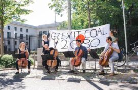 【ニュース】日本、ドイツにおける若者がG7首脳に早期脱石炭を抗議のアクション