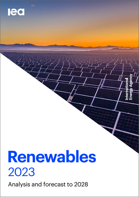 【レポート】IEA 再生可能エネルギー市場レポート2023年版を発表